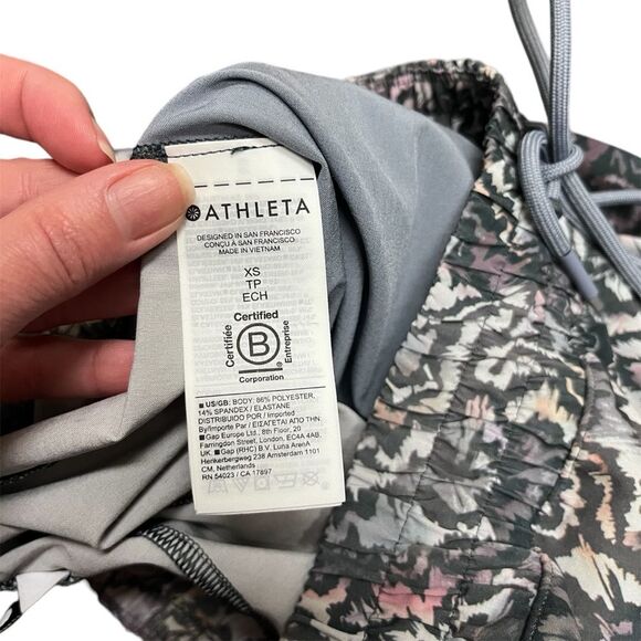 Athleta Womens Crossroads Printed Athletic Shorts Drawstring XSmall - Picture 6 of 8